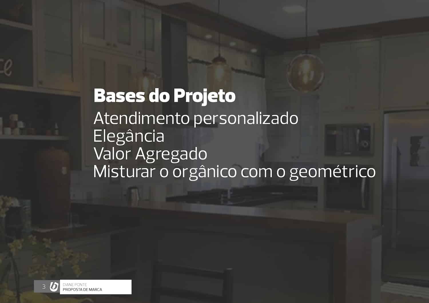 Bases do projeto de criação de logomarca para arquitetura