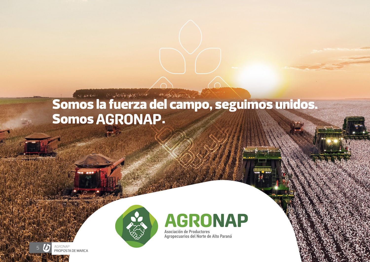 Anúncios agrícolas para contextualizar a marca