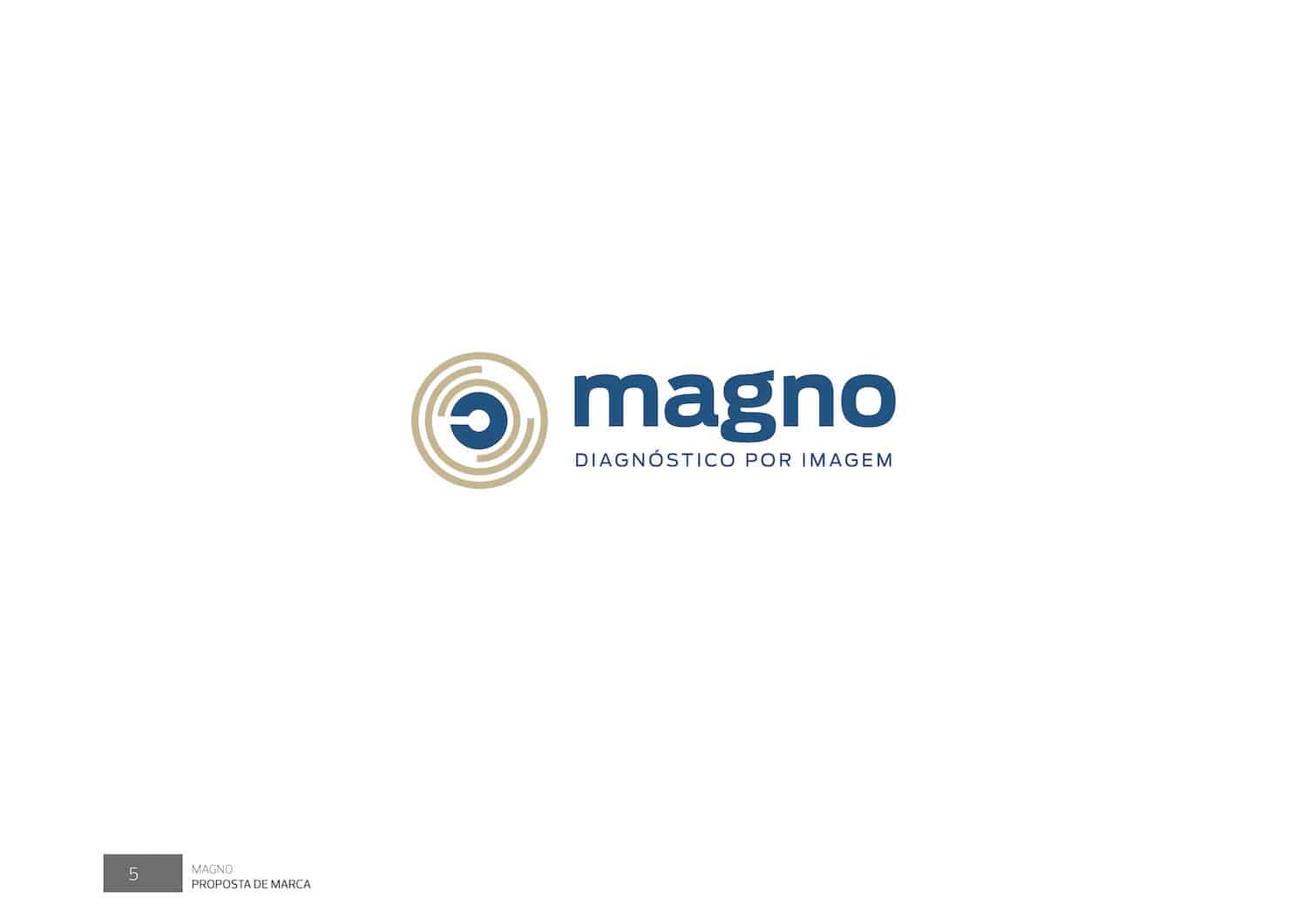 Logotipo criado para a empresa Magno de Guarapuava/PR