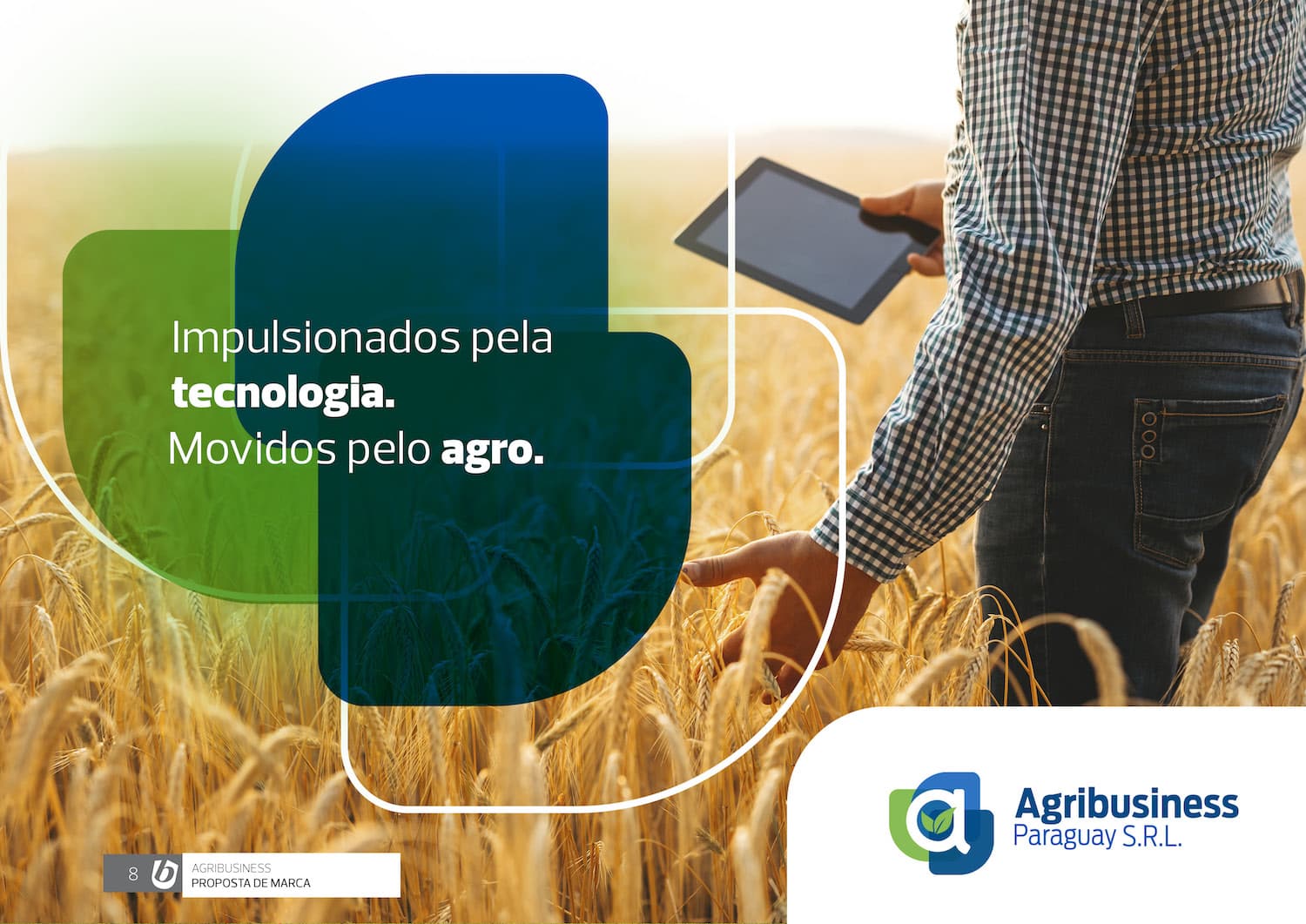 Marca representando a tecnologia dentro do agronegócio