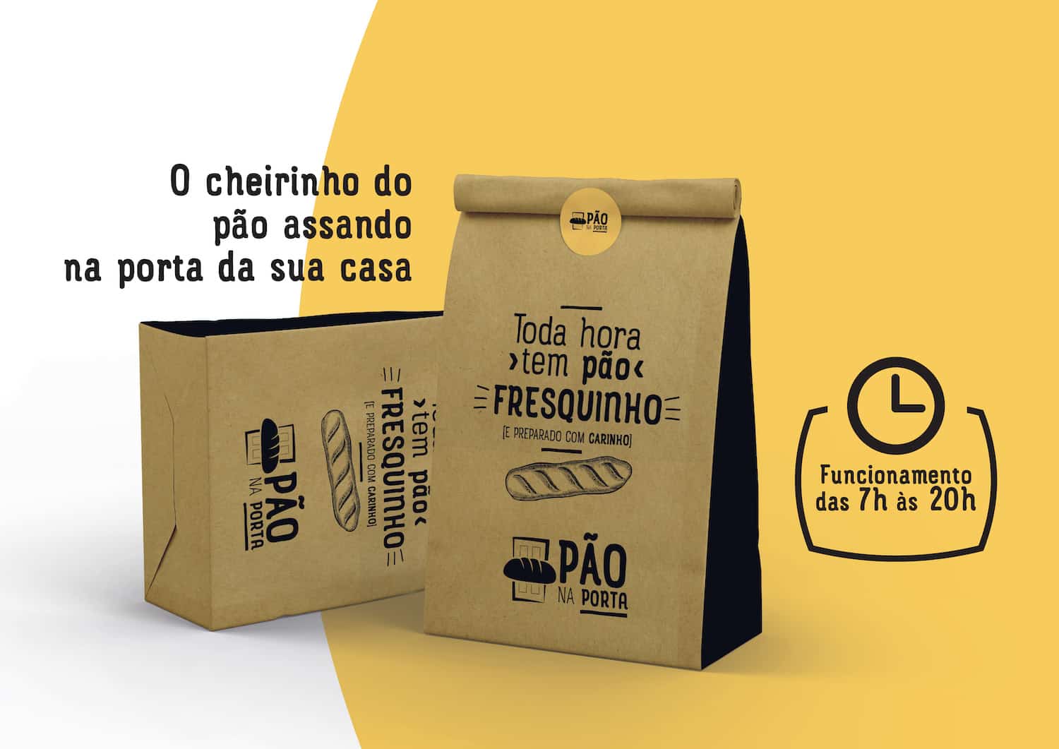 Criação de embalagem para pão