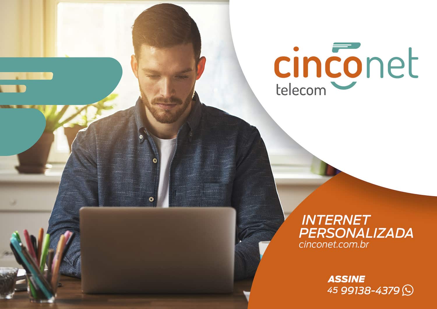 Criação de anúncio (criativo) para provedor de internet