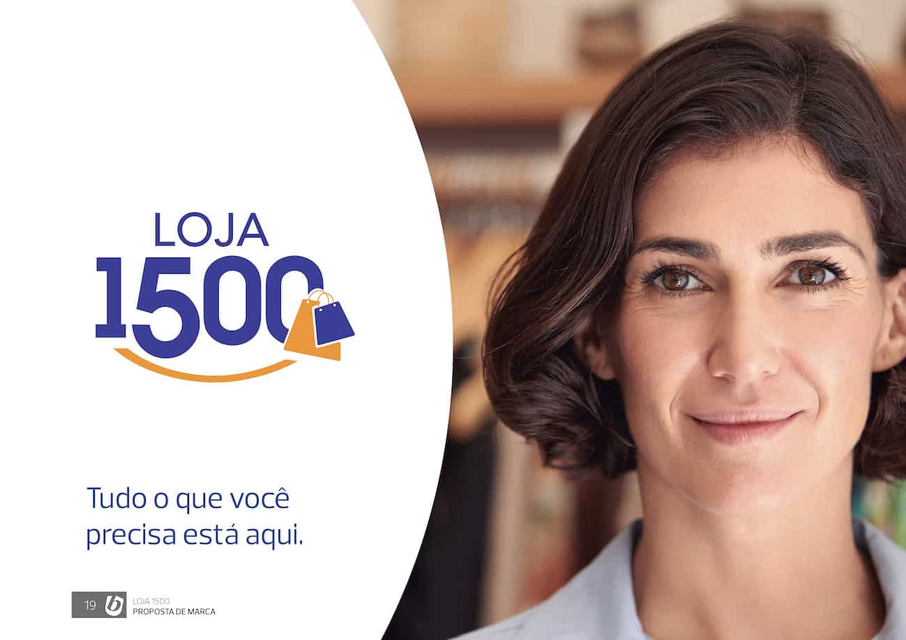 Criação de logo para loja 1500 de Corbélia - PR