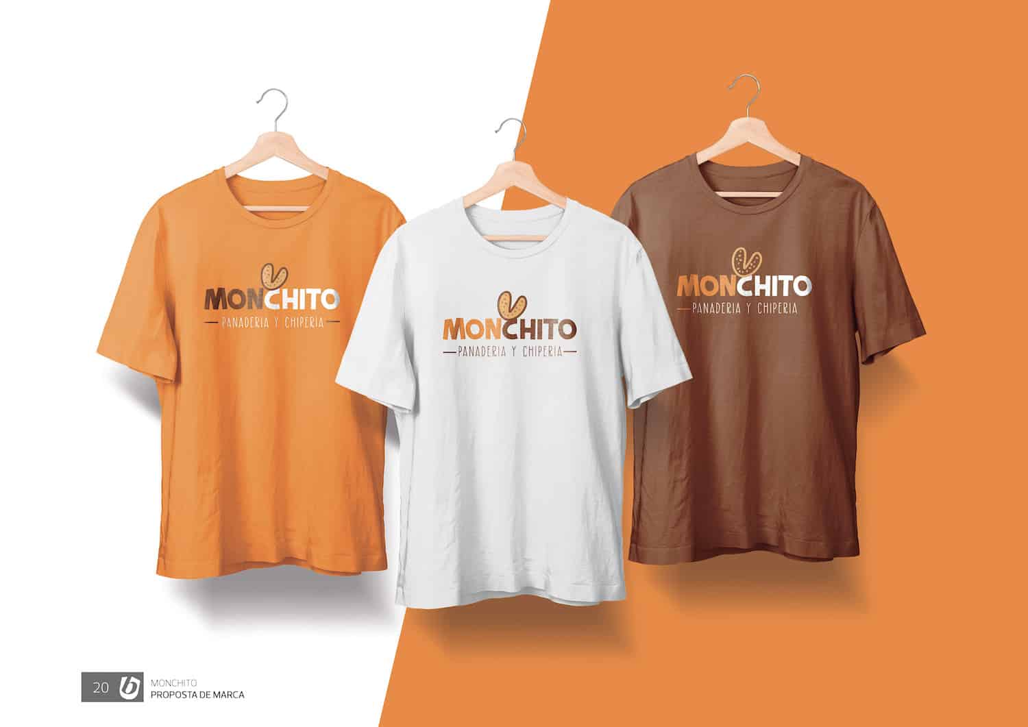 Camisetas com a logomarca