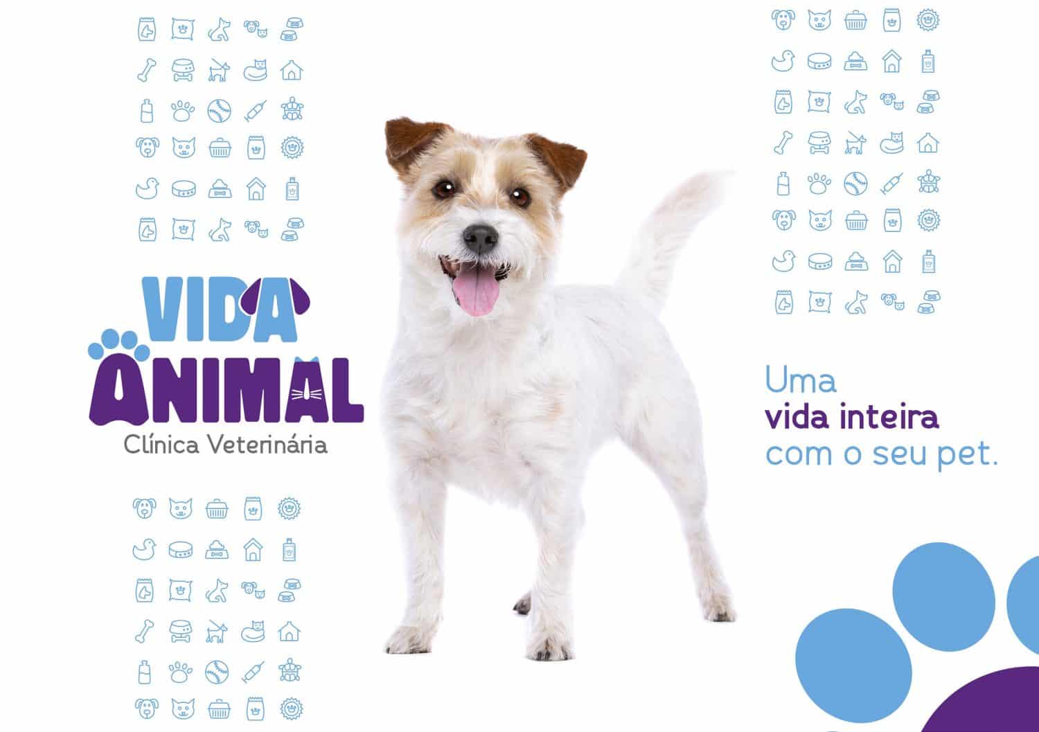 Anúncio para clínica veterinária