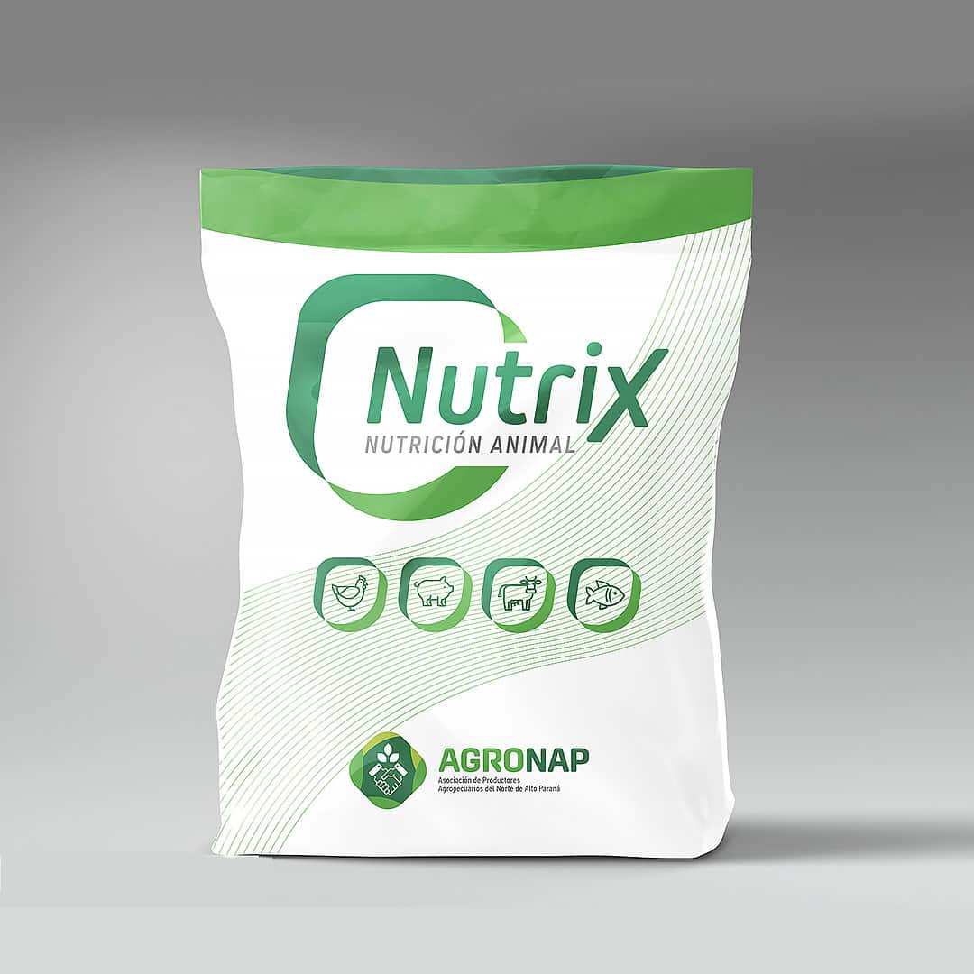 Marca criada para a empresa Nutrix nutrição animal