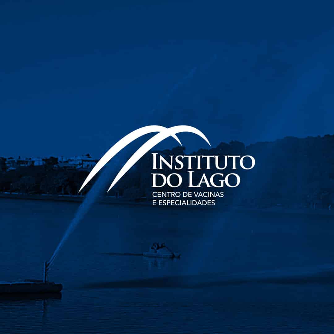 Logotipo aplicado sobre imagem do lago de Cascavel - PR