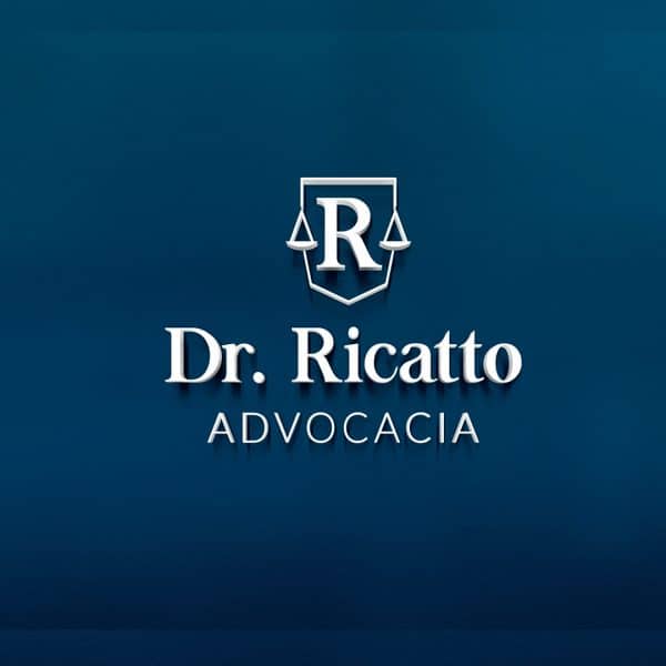 Logo criada para o escritório de advocacia Dr. Ricatto