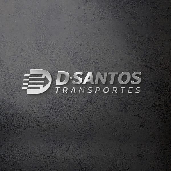 Logomarca para transportadora - D Santos Transportes